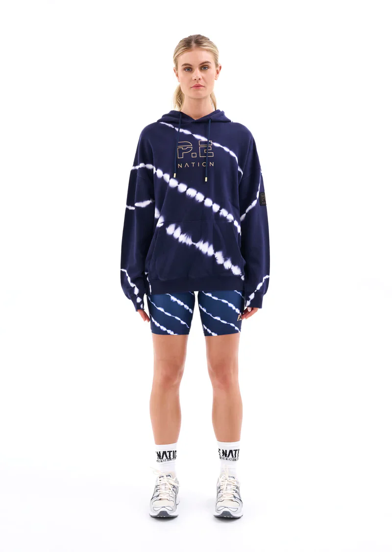 PE NATION - ODYSSEY HOODIE IN TIE DYE - Image 2