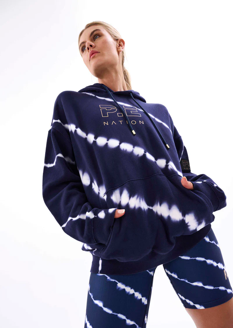 PE NATION - ODYSSEY HOODIE IN TIE DYE - Image 5