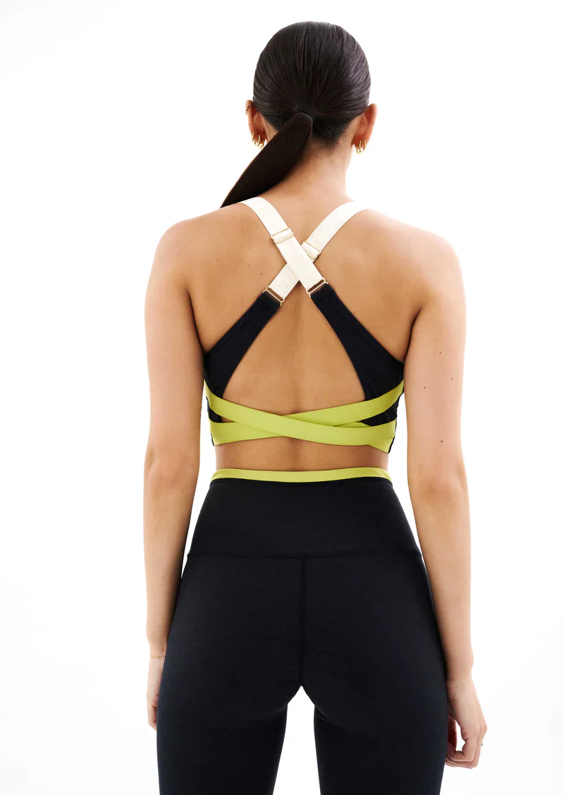 PE Nation - Orbital Sports Bra (Charcoal Marl) - Image 3