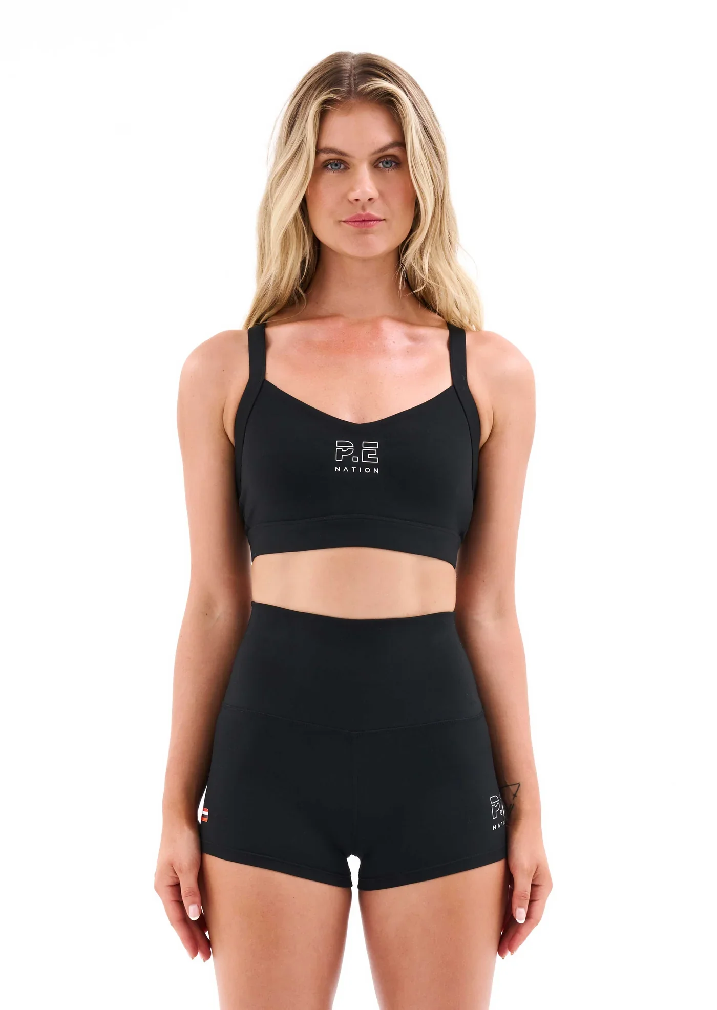 PE Nation - Recharge Sports Bra (Black) - Image 2