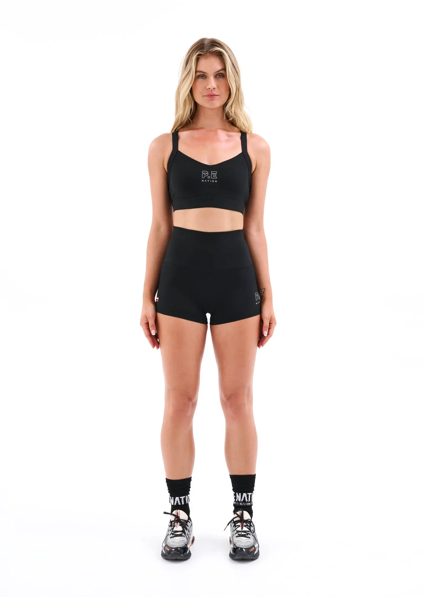 PE Nation - Recharge Sports Bra (Black) - Image 3