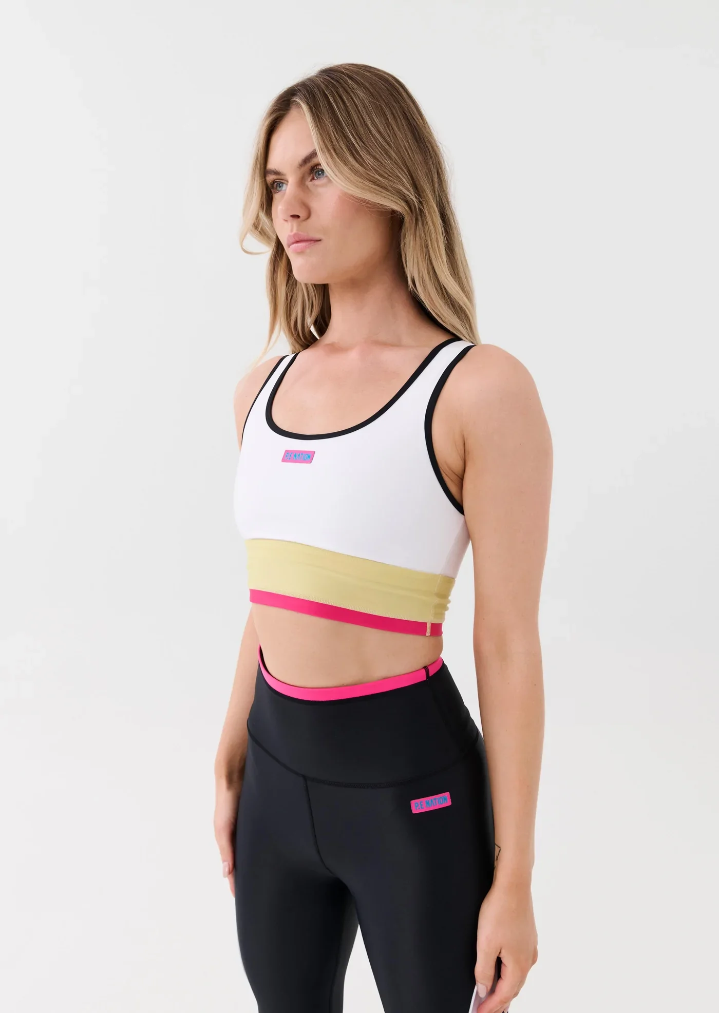 PE NATION - Riviera Sports Bra (Optic White) - Image 4