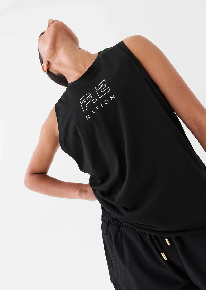 PE NATION - Shuffle Tank (Black) - Image 2