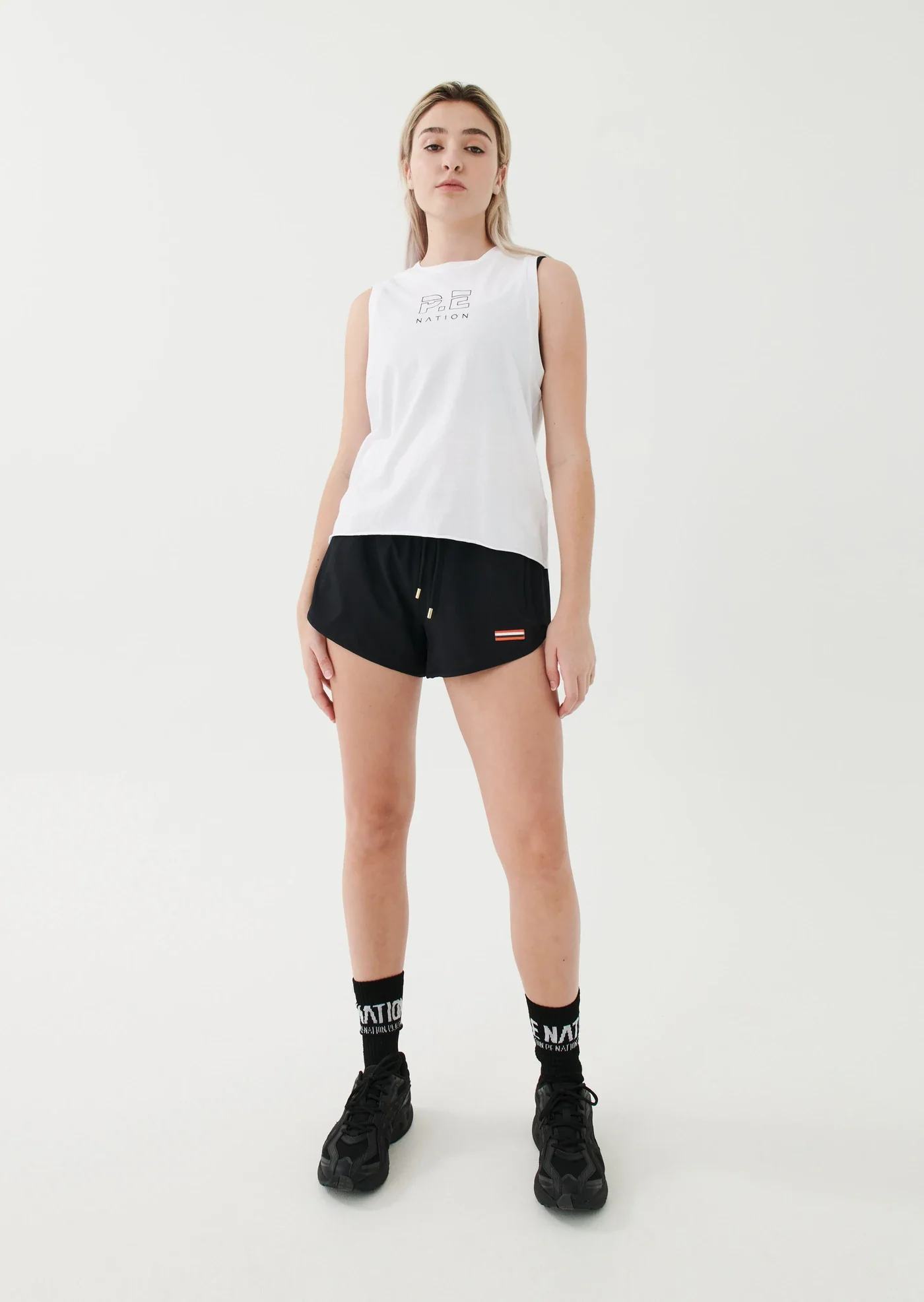 PE NATION - Shuffle Tank (white)