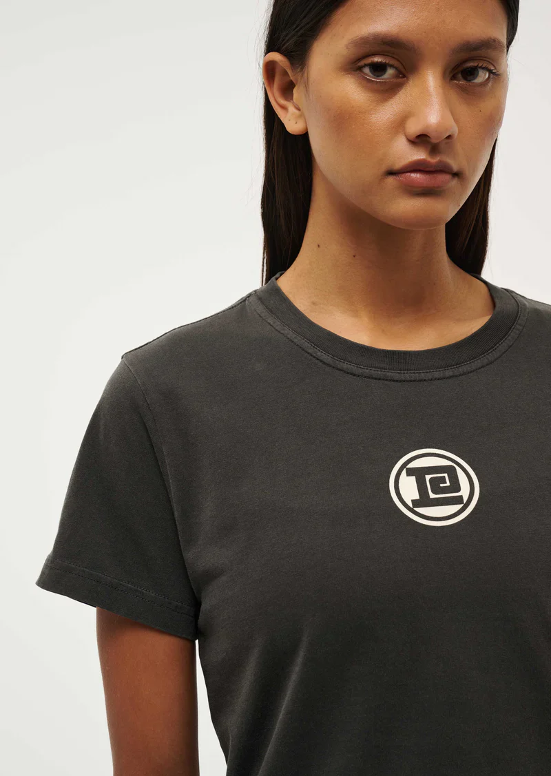 PE NATION - SPORTIVE SHORT SLEEVE TEE (WASHED BLACK) - Image 2