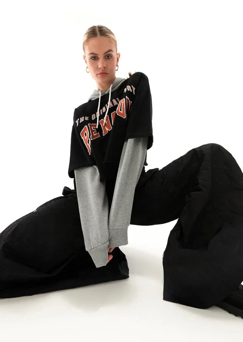PE NATION - WONDERGOAL HOODIE (BLACK) - Image 3
