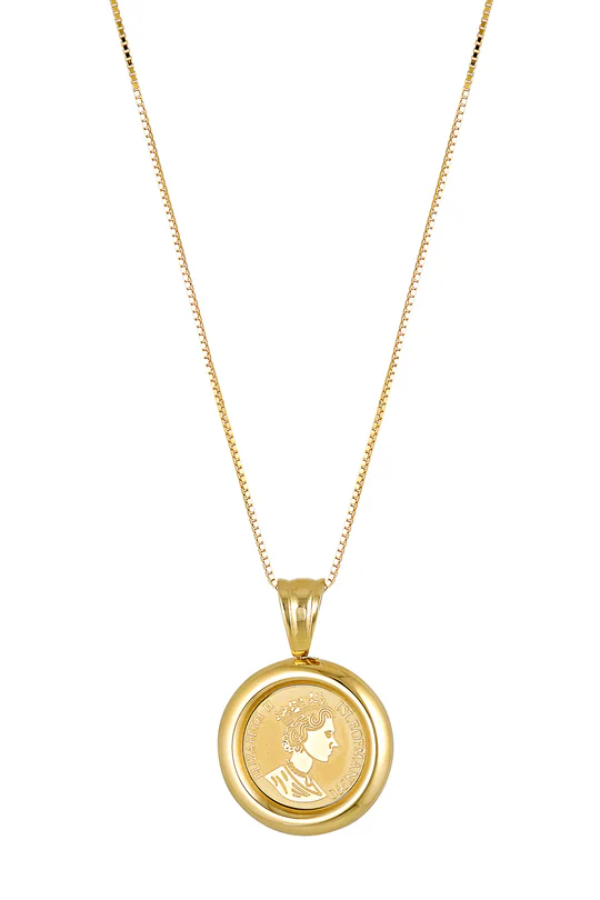 PORTER JEWELLERY - COIN NECKLACE (GOLD)