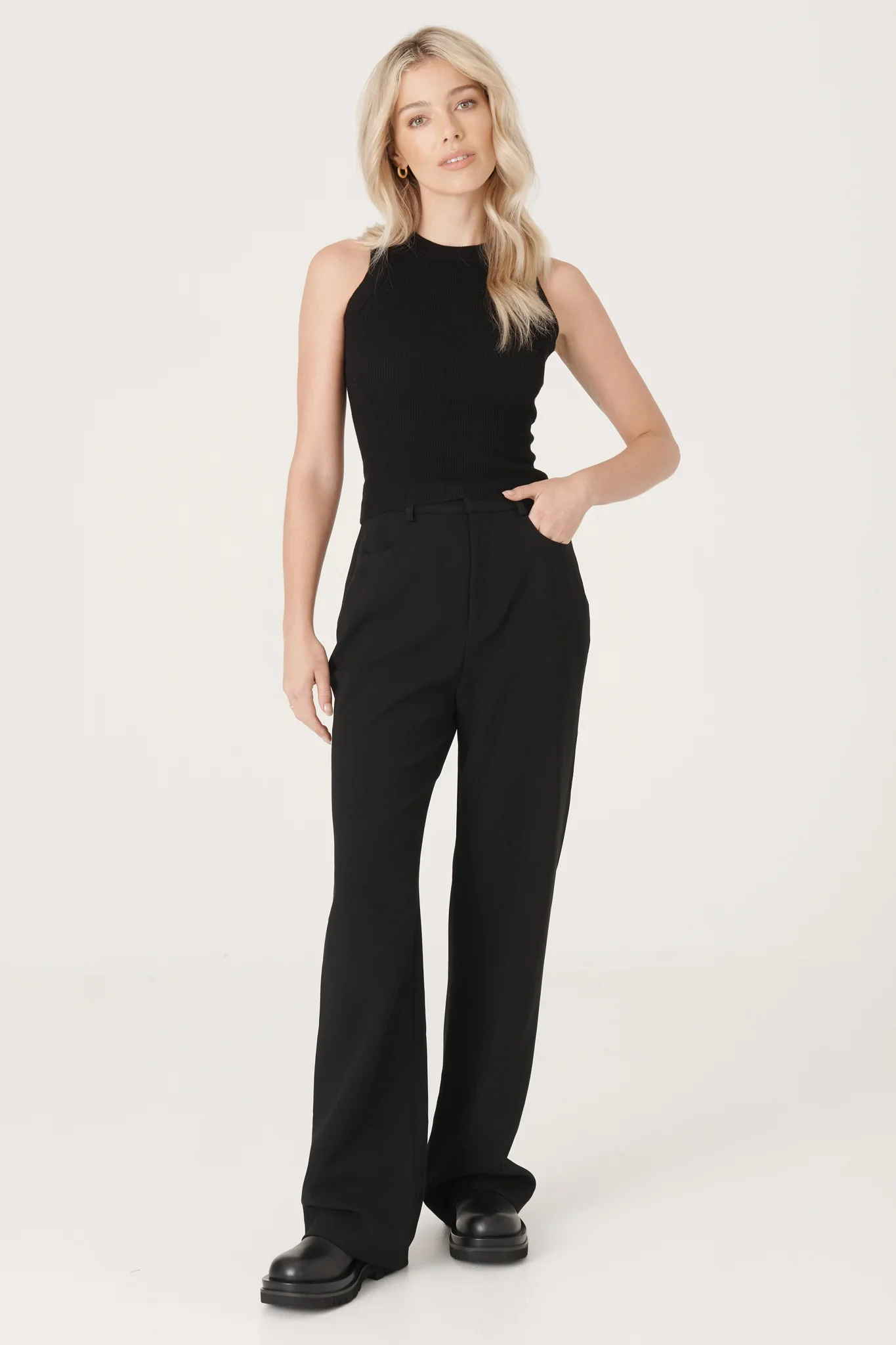 RAEF THE LABEL - HENLEY TROUSER (BLACK) - Image 4