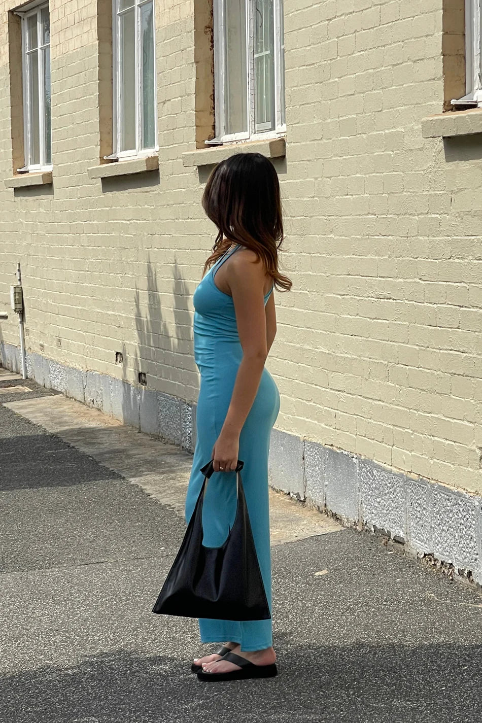 RAEF THE LABEL - ALDEN MIDI DRESS (TURQUOISE SEA) - Image 5