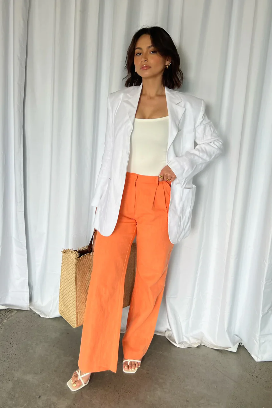 RAEF THE LABEL - ELIANA BLAZER (IVORY) - Image 5