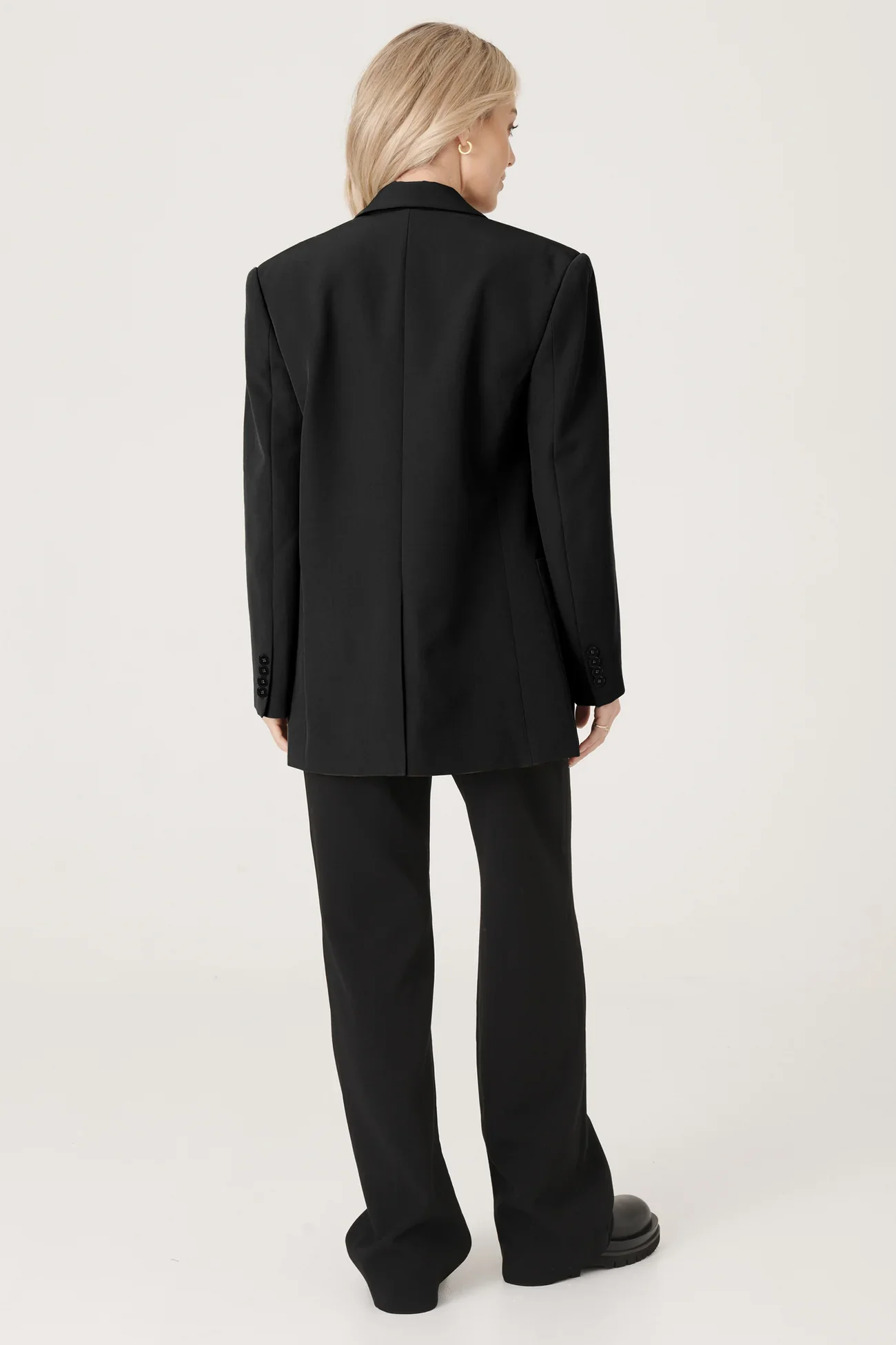 RAEF THE LABEL - HENLEY BLAZER BLACK - Image 5