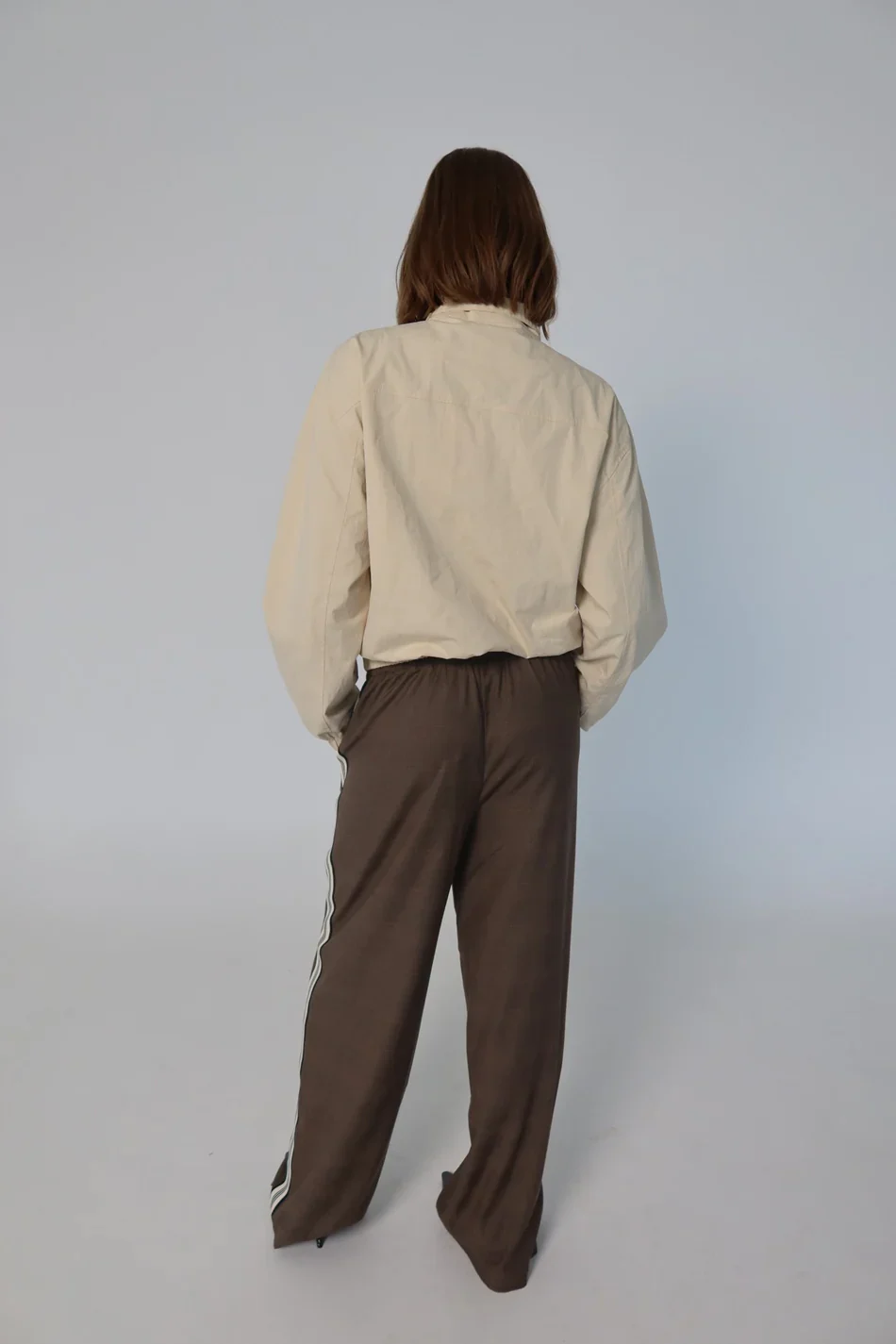 RAEF THE LABEL - JOSIE WIDE LEG TROUSER (YARN DYED CHECK) - Image 11
