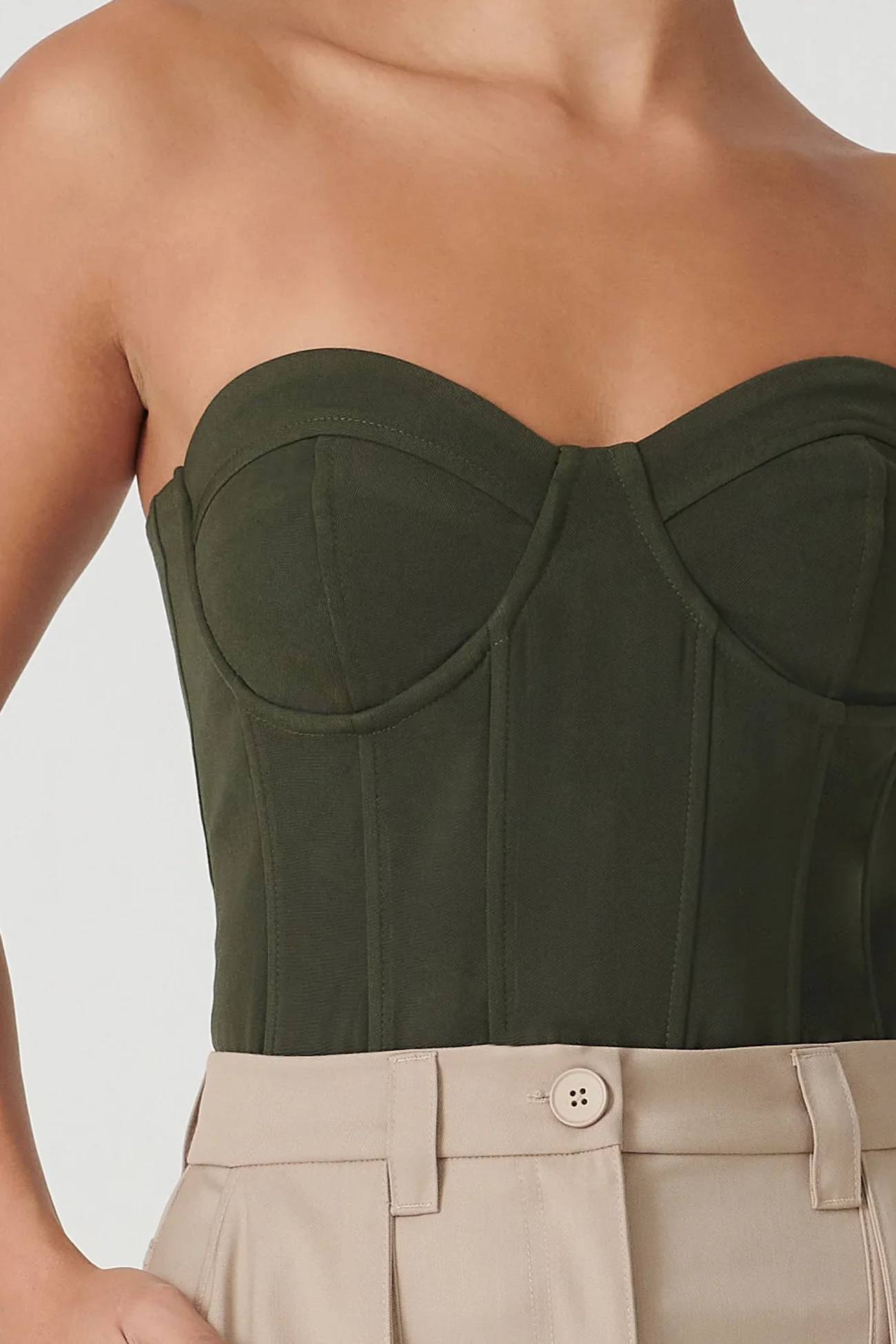 RAEF THE LABEL - REID CORSET (Dark Khaki) - Image 4