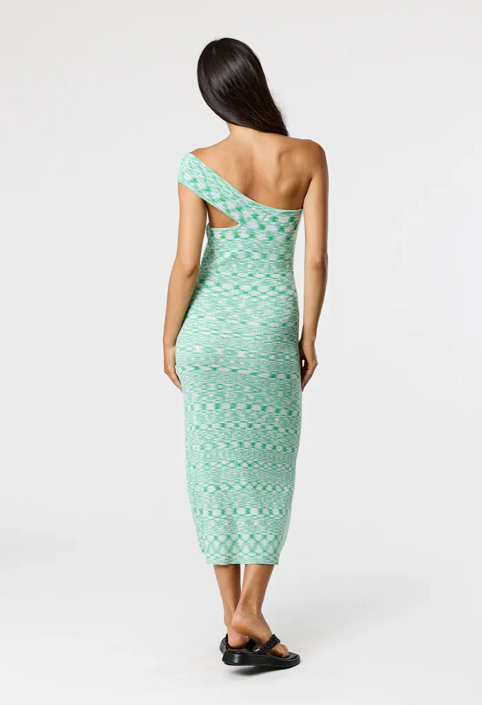 REMAIN - KEYA DRESS (LIME STATIC) - Image 3