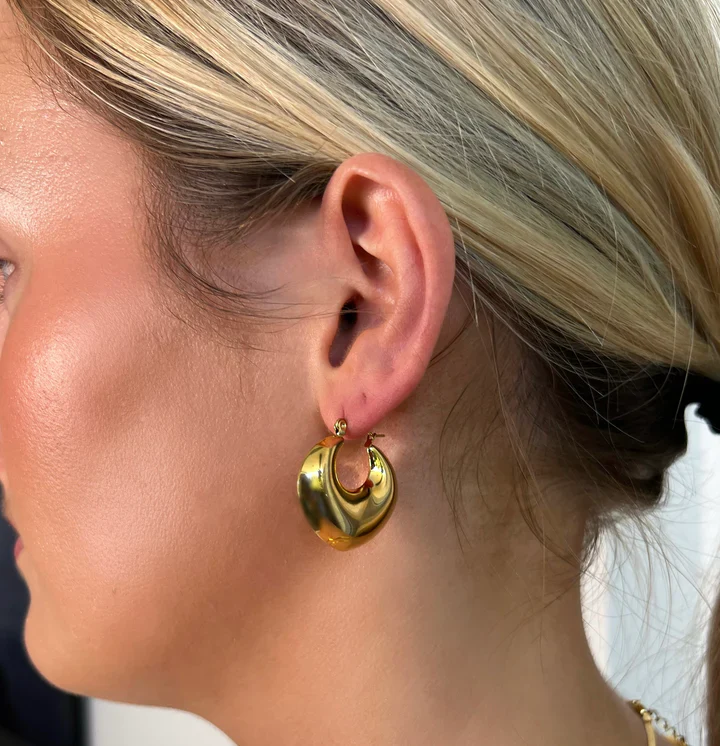 RICHÉ PARIS FEMME - JOAN GOLD EARRING - Image 2