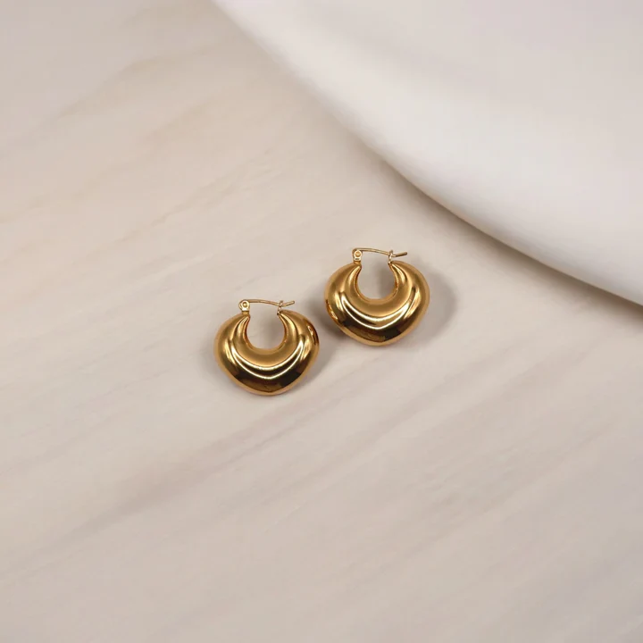 RICHÉ PARIS FEMME - JOAN GOLD EARRING - Image 3
