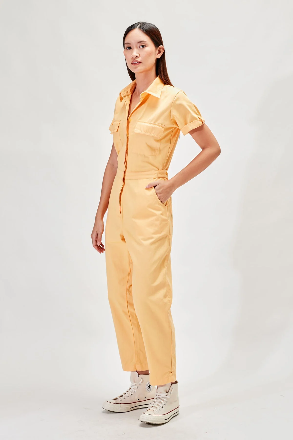 RUE STIIC - Bentēji Worksuit (Apricot) - Image 5