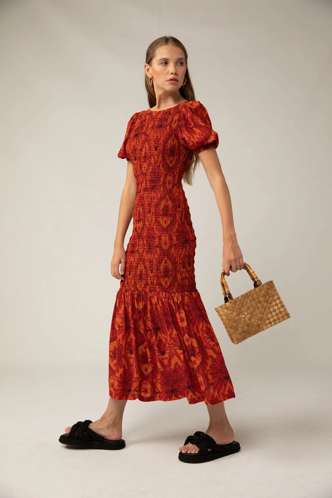 RUE STIIC - ISABELLA MAXI DRESS (DAMASK FLORAL) - Image 2