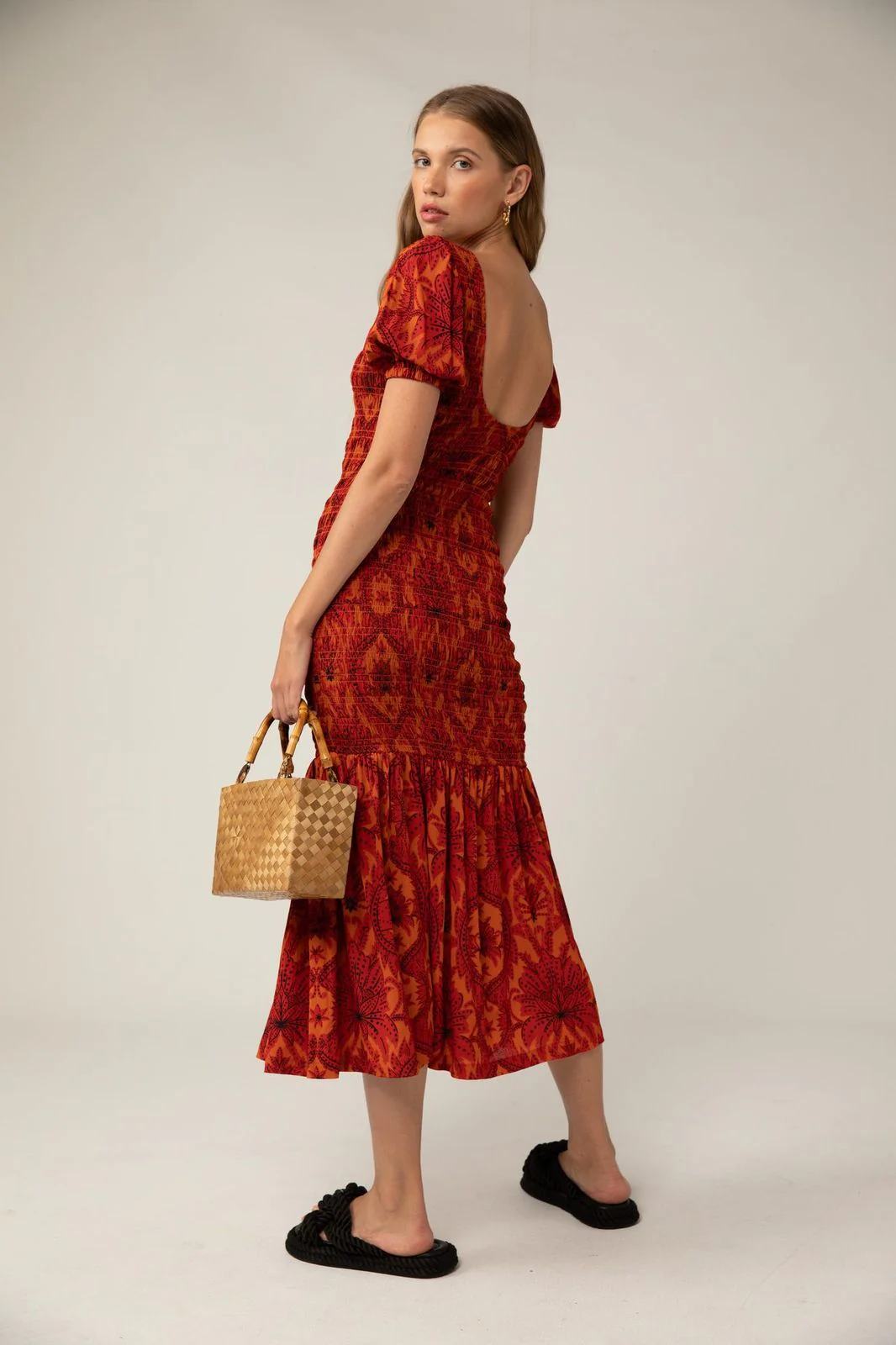 RUE STIIC - ISABELLA MAXI DRESS (DAMASK FLORAL) - Image 3