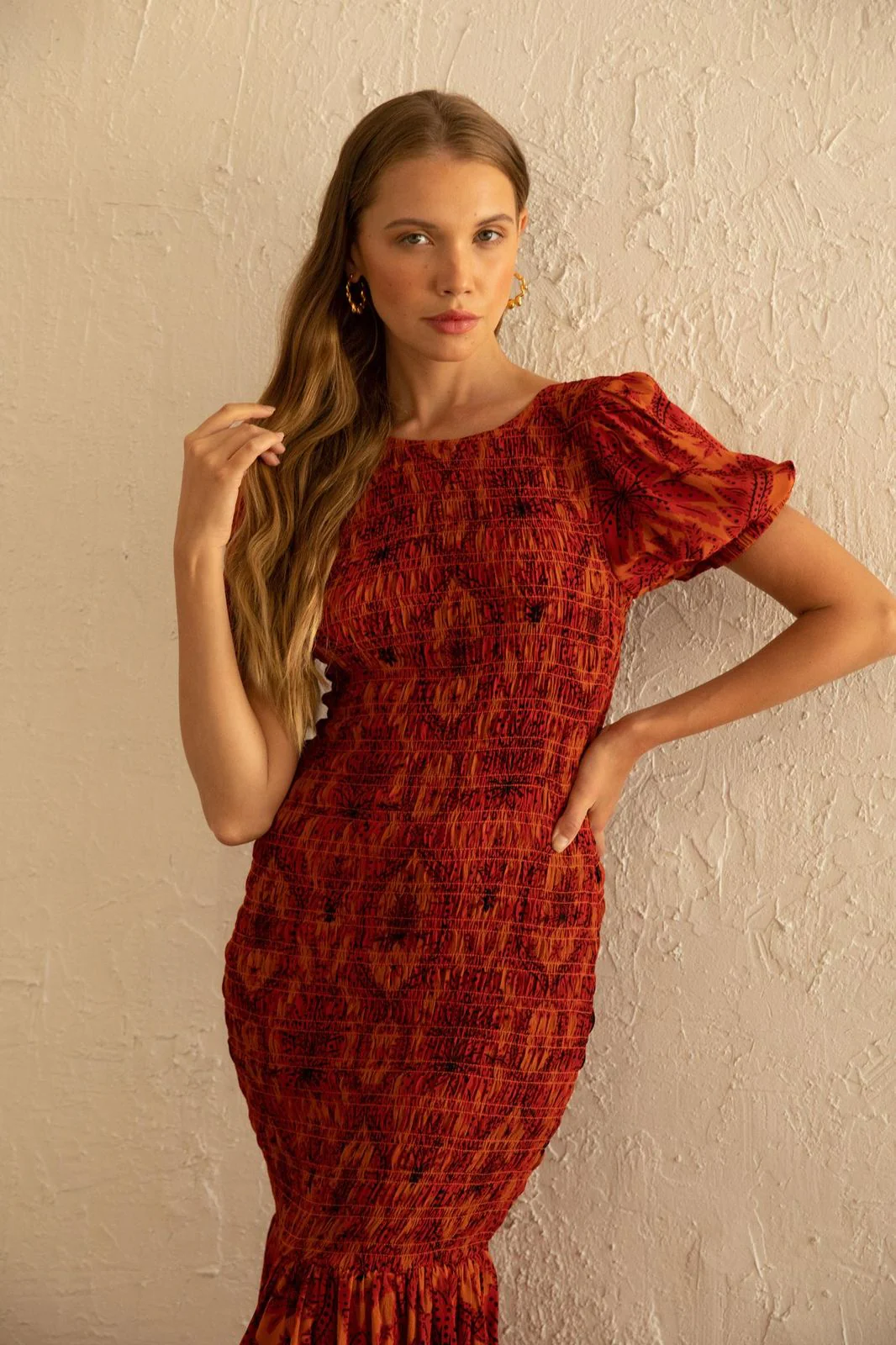 RUE STIIC - ISABELLA MAXI DRESS (DAMASK FLORAL) - Image 5