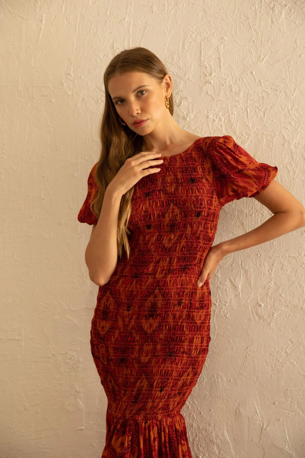 RUE STIIC - ISABELLA MAXI DRESS (DAMASK FLORAL) - Image 6