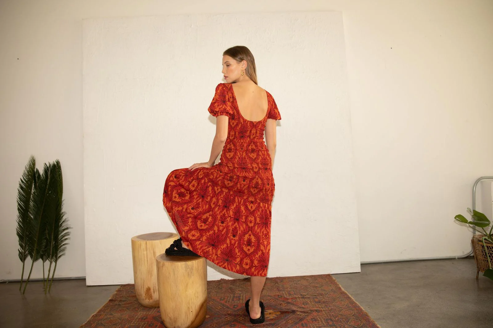 RUE STIIC - ISABELLA MAXI DRESS (DAMASK FLORAL) - Image 7