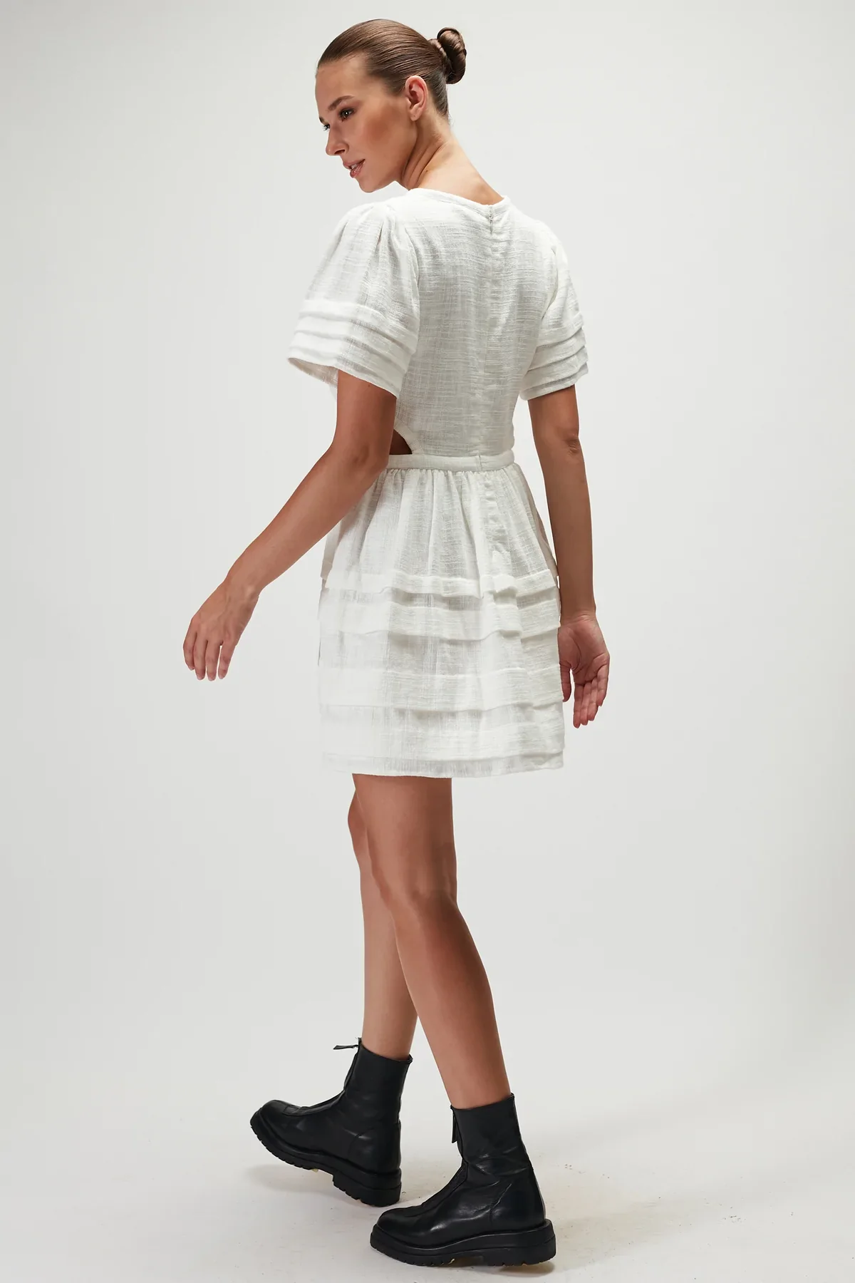 RUE STIIC - Julie Mini Dress (White) - Image 2