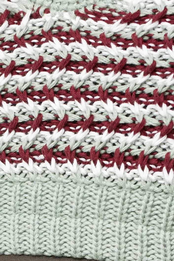 RUE STIIC- Mabel Bra Top (Sage / Maroon White Stripe) - Image 5