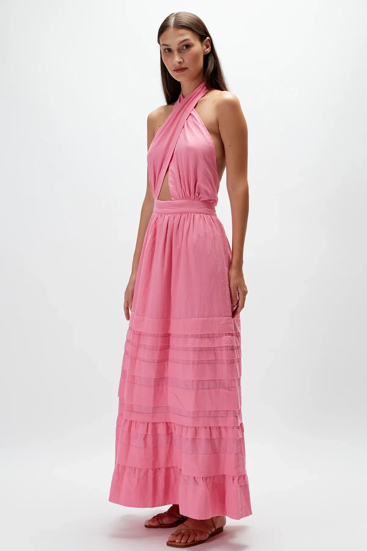RUE STIIC - Sierra Maxi Dress (Peony Pink) - Image 3