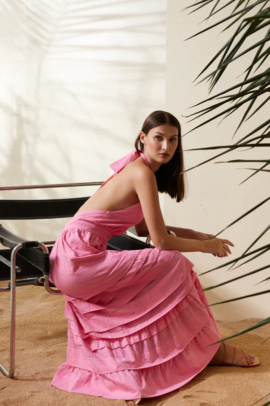 RUE STIIC - Sierra Maxi Dress (Peony Pink) - Image 5