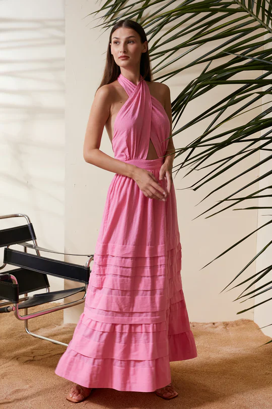 RUE STIIC - Sierra Maxi Dress (Peony Pink) - Image 6