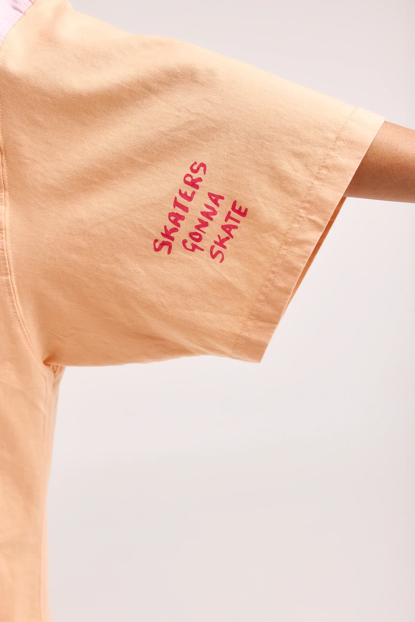 SAABI - THE VERY OVERSIZED SKATE DON'T HATE TEE (PEACH) - Image 5