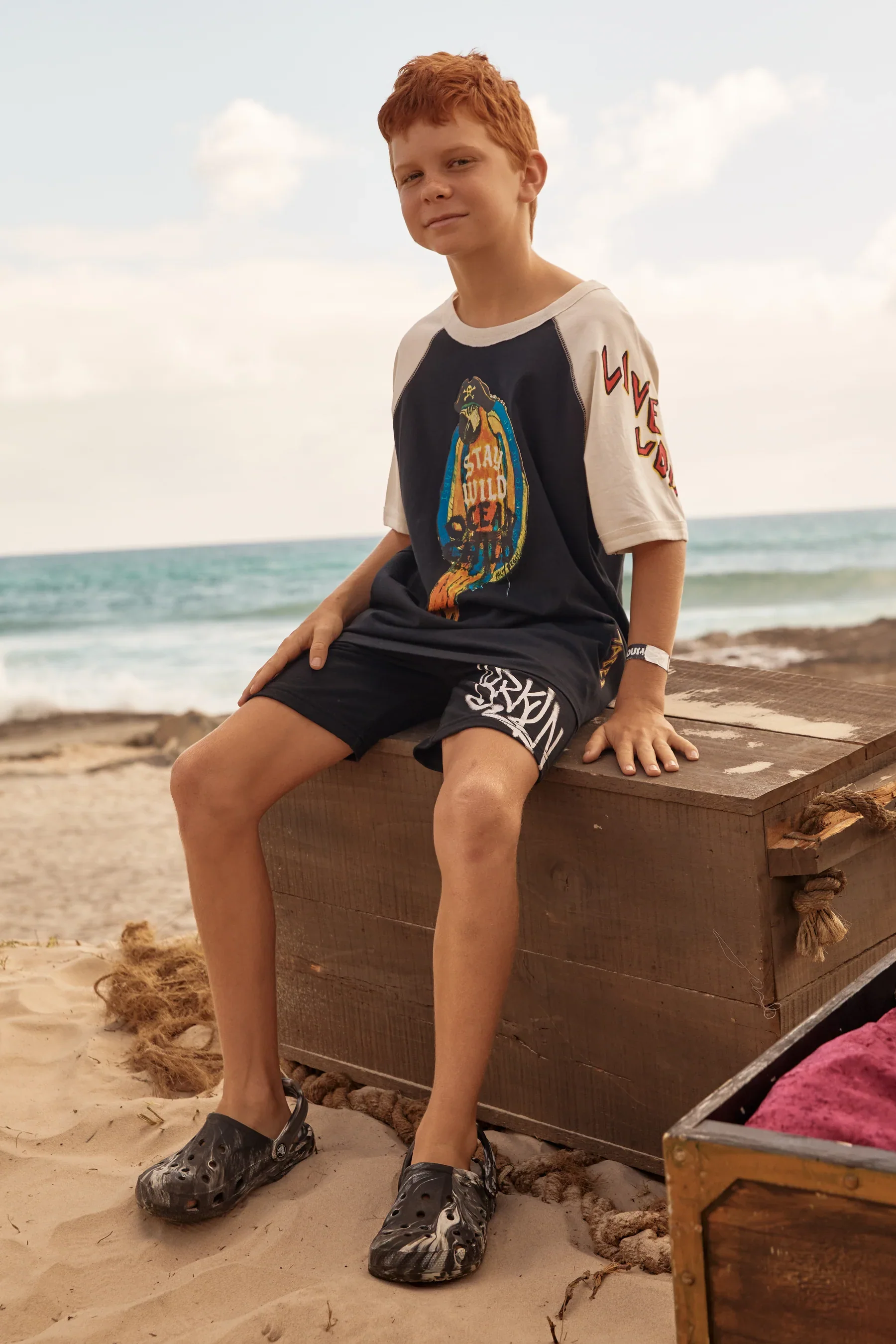 SABBI - STAY WILD RAGLAN TEE (KIDS) - Image 2
