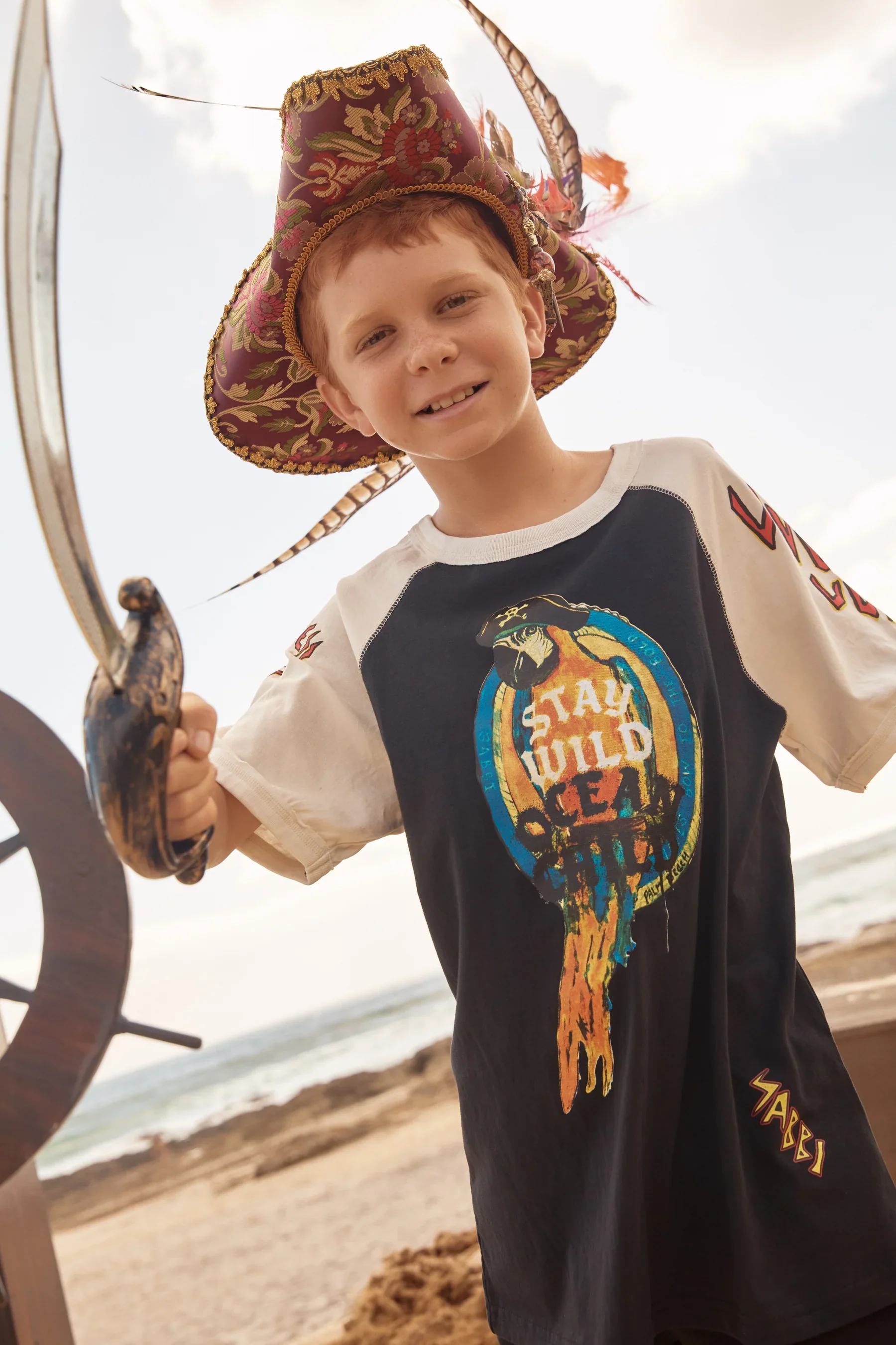 SABBI - STAY WILD RAGLAN TEE (KIDS) - Image 3