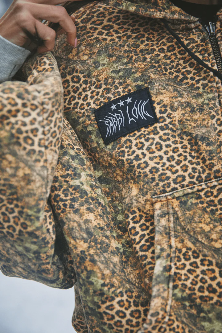 SABBI - THE BE HAPPY LEOPARD PADDED BOMBER 3 - Image 5