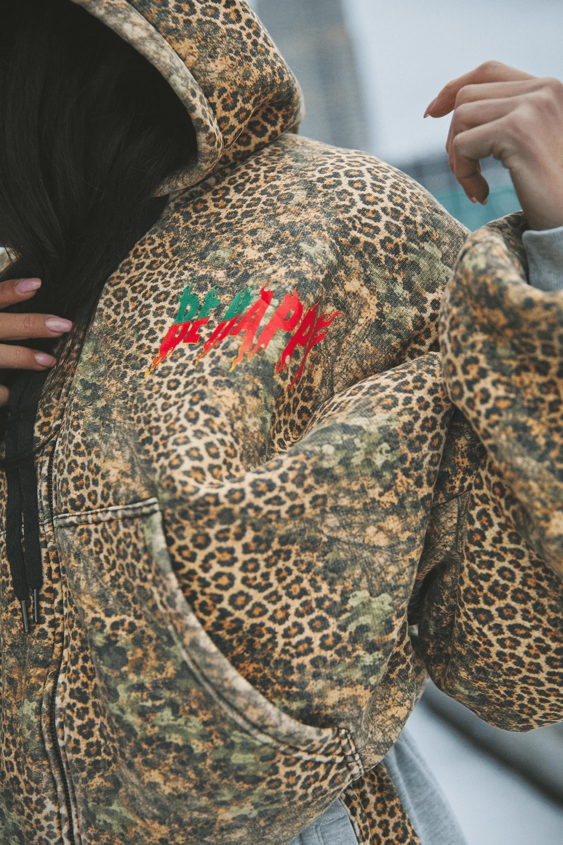 SABBI - THE BE HAPPY LEOPARD PADDED BOMBER 3 - Image 6