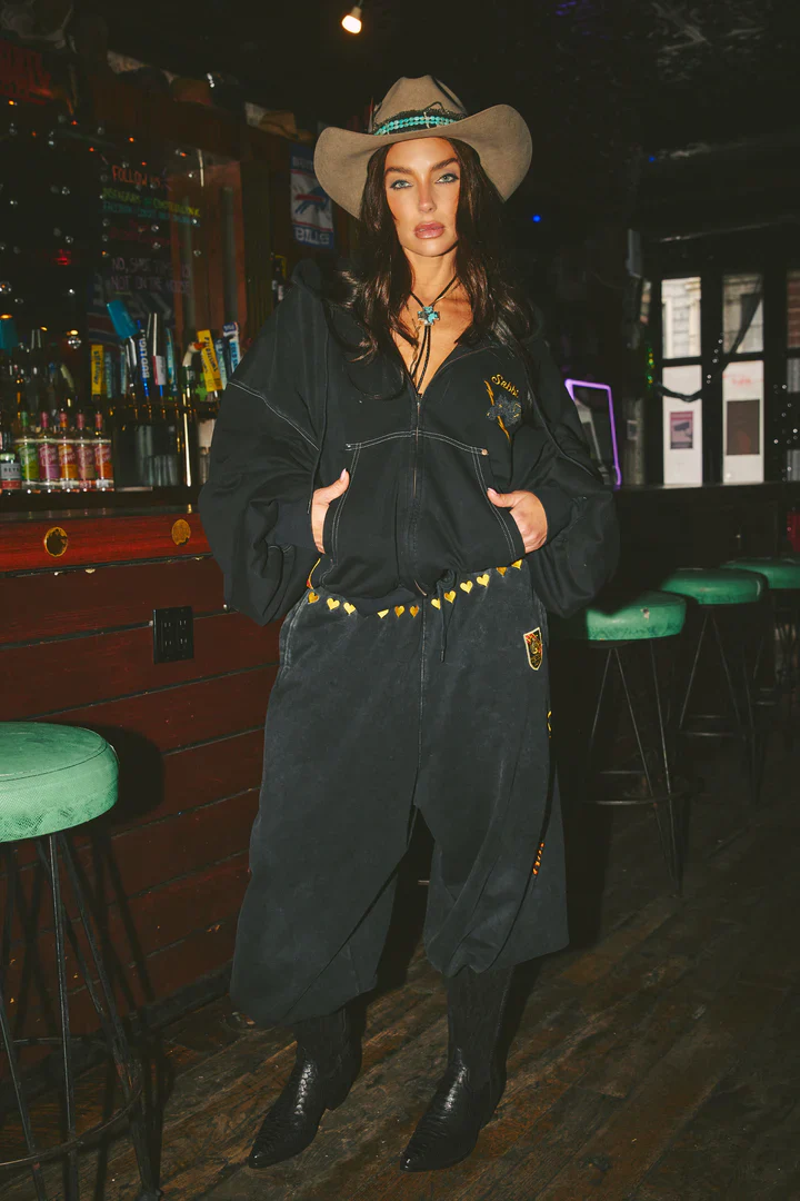 SABBI - THE BE-YOUTIFUL WIDE LEG SWEAT PANTS (BLACK)
