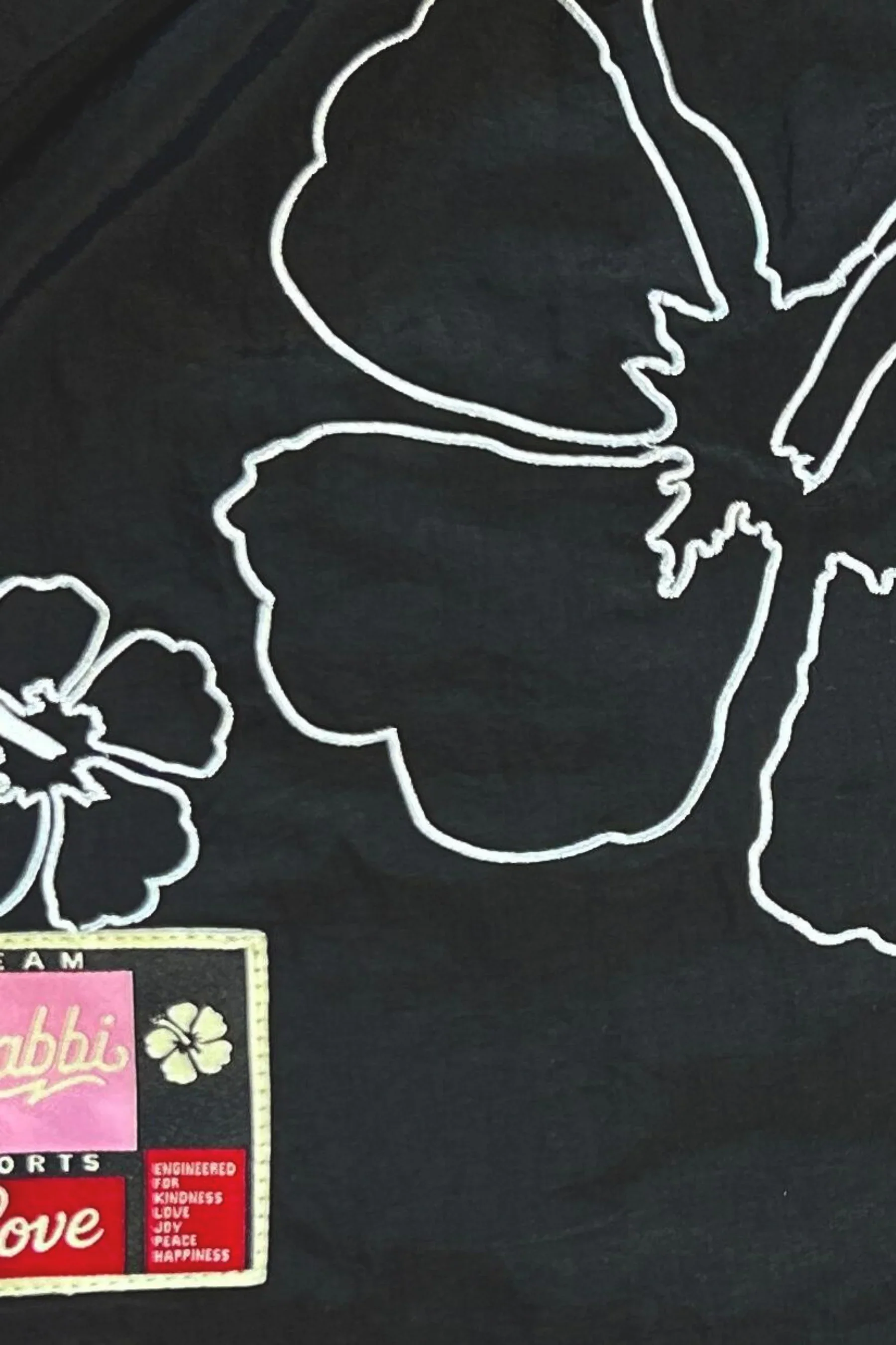 SABBI - THE HIBISCUS BOARDSHORT (BLACK) - Image 4