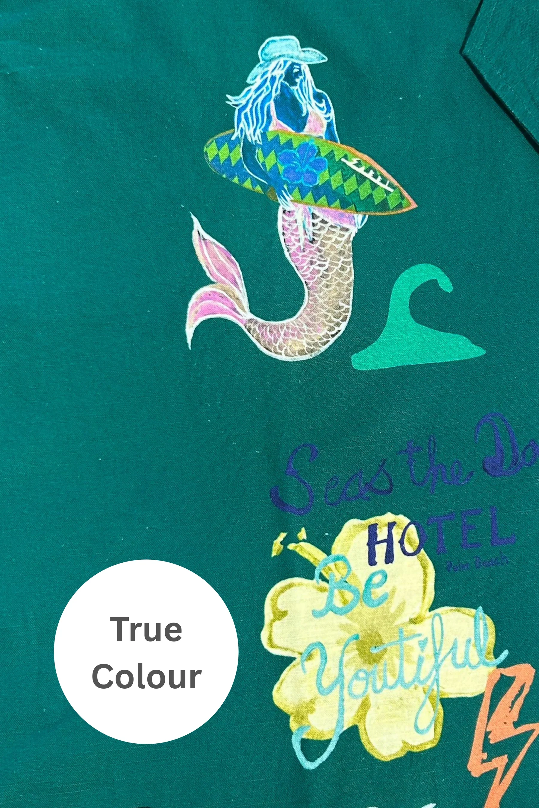 SABBI - THE PATRON SHIRT SEAS THE DAY (GREEN) - Image 5