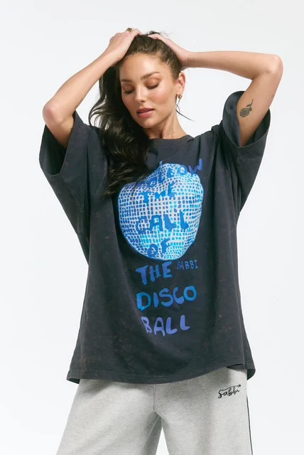 SABBI - THE VERY OVERSIZED DISCO BALL (CHARCOAL) - Image 5