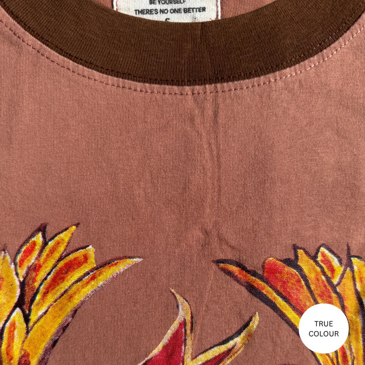 SABBI - THE VERY OVERSIZED DREAM BIG BRENDA TEE (CLAY) - Image 6