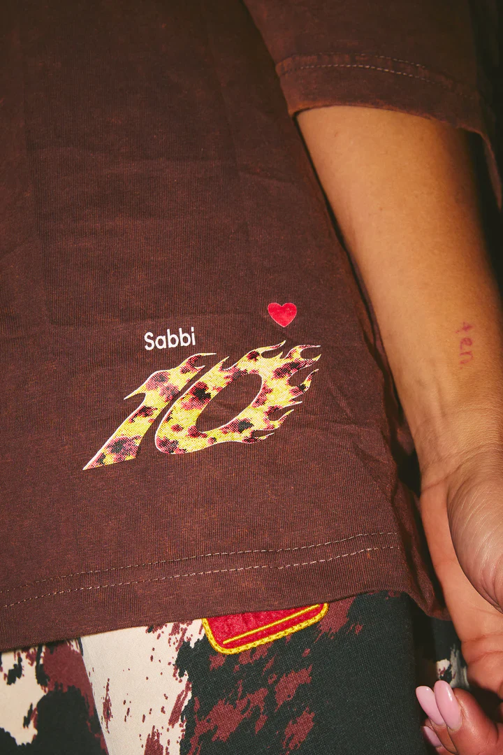 SABBI - THE VERY OVERSIZED RANCH TEE - Image 5