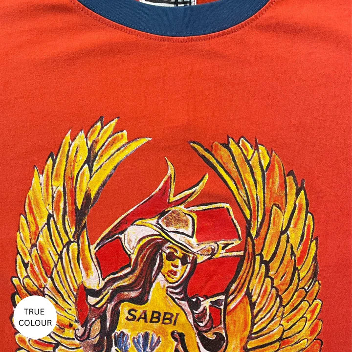 SABBI - THE VERY OVERSIZED VINTAGE DREAM BIG BRENDA TEE (RED) - Image 5