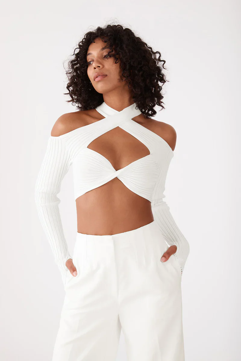 SAN SLOANE - MARCELLA PANT (IVORY) - Image 4