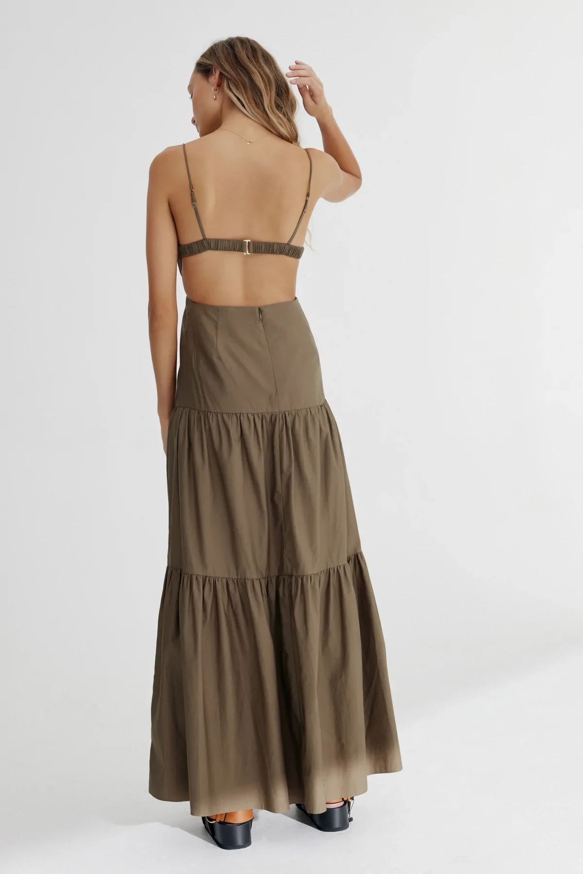 SIGNIFICANT OTHER - Addison Maxi Dress (Khaki) - Image 2