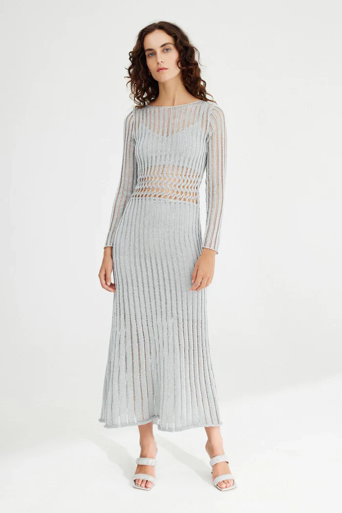 SIGNIFICANT OTHER - ADLEY MAXI DRESS (SILVER)