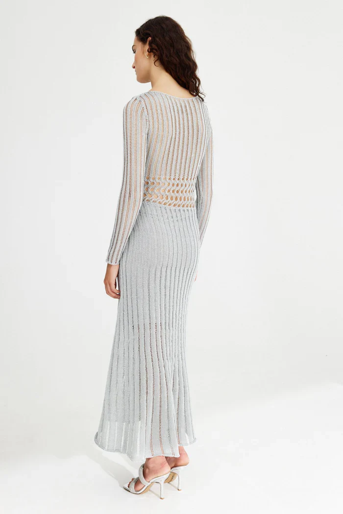 SIGNIFICANT OTHER - ADLEY MAXI DRESS (SILVER) - Image 2