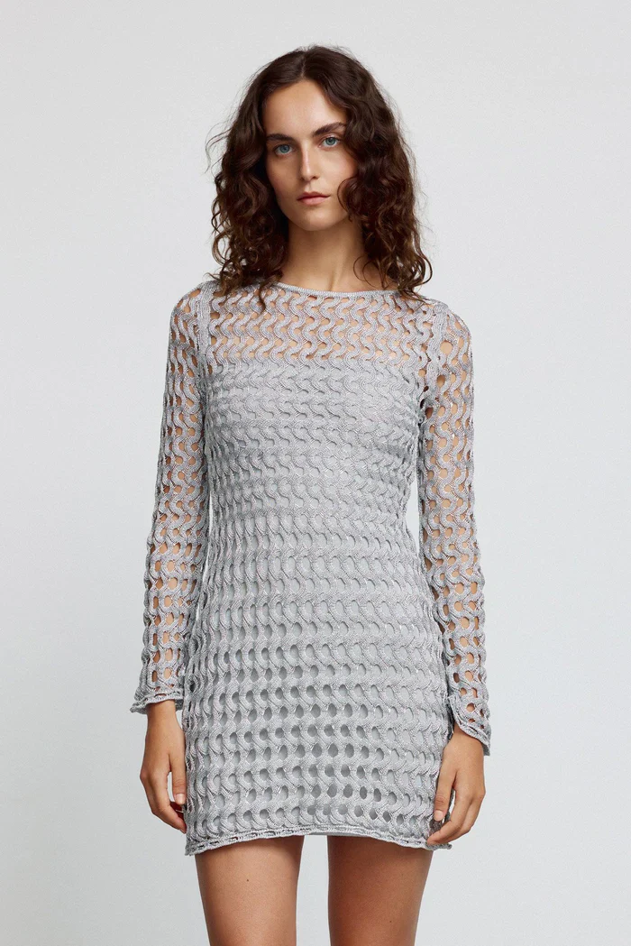 SIGNIFICANT OTHER - ADLEY MINI DRESS (SILVER)