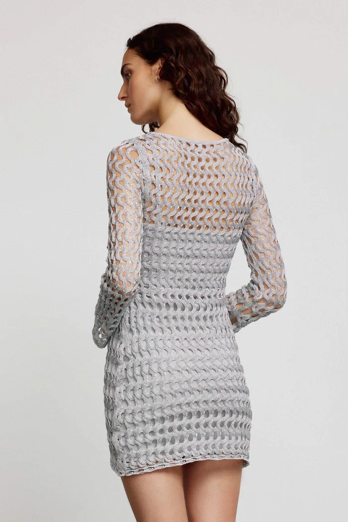 SIGNIFICANT OTHER - ADLEY MINI DRESS (SILVER) - Image 2