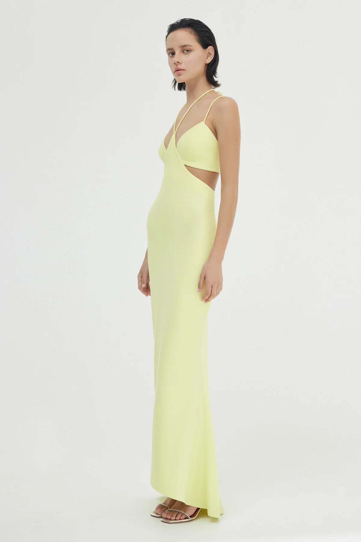 SIGNIFICANT OTHER - Aisling Halter Dress (Citron) - Image 2
